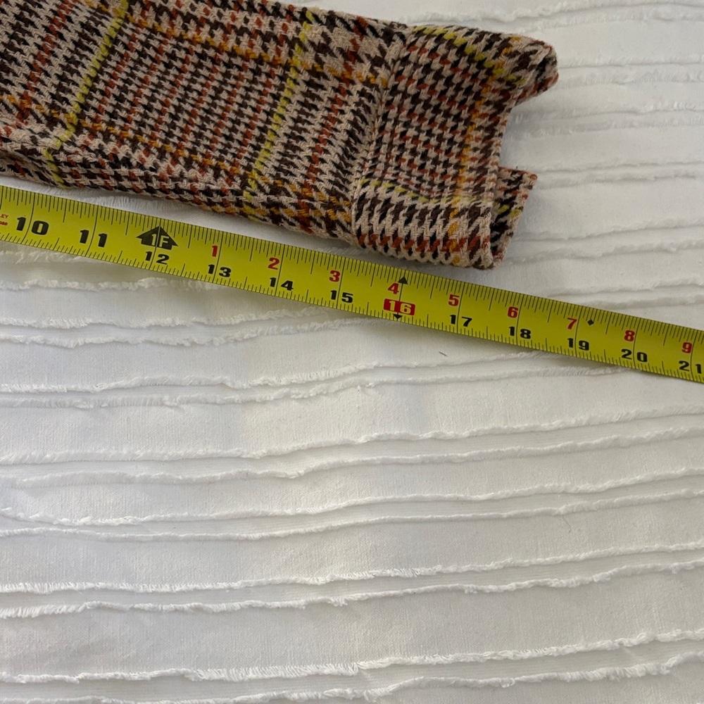 Cabi Yorkshire Shacket #4298 Plaid Button-Front in Warm Neutrals - Picture 7 of 11